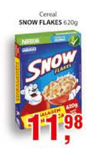 Supermercados Mundial Cereal Snow Flakes 620g oferta