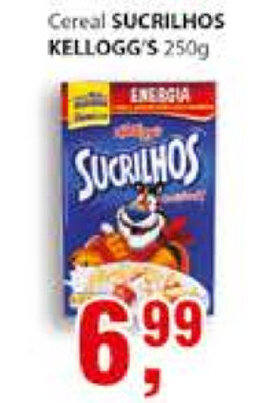 Supermercados Mundial Cereal Sucrilhos Kellogg's 250g oferta