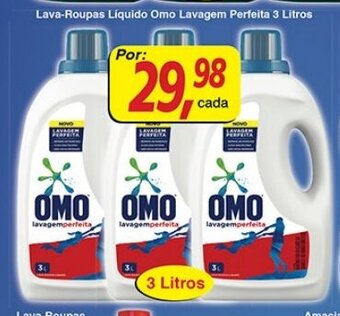 Supermercados Guanabara Lava Roupas Liquido Omo Lavagem Perfeita 3L oferta