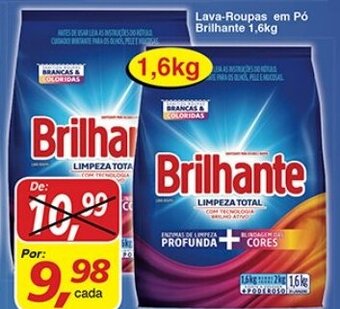 Supermercados Guanabara Lava Roupas em po Brilhante 1.6kg oferta