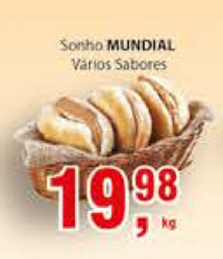 Supermercados Mundial Sonho Mundial Varios Sabores oferta