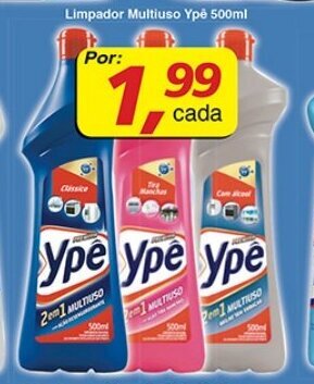 Supermercados Guanabara Limpador Multiuso Ype 500ml oferta