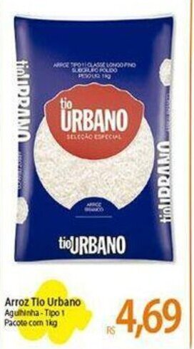 Atacadão Arroz Tio Urbano 1kg oferta