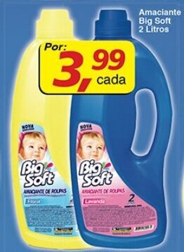Supermercados Guanabara Amaciante Big Soft 2L oferta