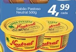 Supermercados Guanabara Sabao Pastoso Natural 500g oferta