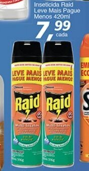 Inseticida raid leve Mais Pague menos 420ml
