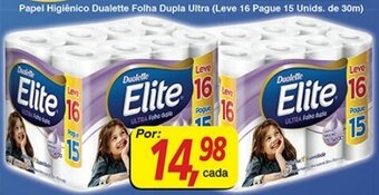 Papel Higiénico Dualette Folha Dupla Ultra