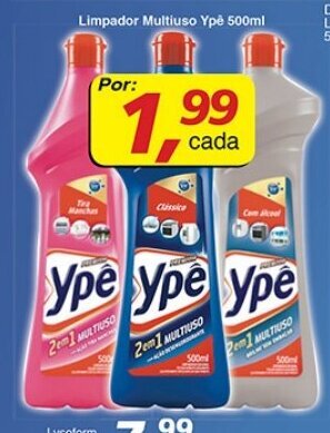 Supermercados Guanabara Limpador Multiuso Ype 500ml oferta
