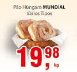 Supermercados Mundial Pao Hungaro Mundial Varios Tipos oferta