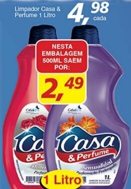 Supermercados Guanabara Limpador Casa & Perfume 1L oferta
