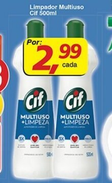 Supermercados Guanabara Limpador Multiuso Cif 500ml oferta