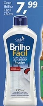 Supermercados Guanabara Cera Brilho Facil 750ml oferta