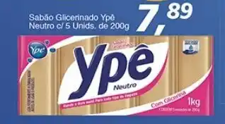 Supermercados Guanabara Sabao Glicerinado Ype Neutro c/5 unids. de 200g oferta