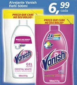 Alvejante Vanish refil 500ml