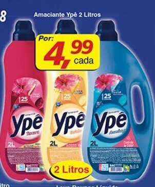 Supermercados Guanabara Amaciante Ype 2L oferta