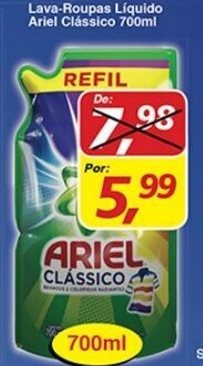 Lava roupas Liquido Ariel Classico 700ml