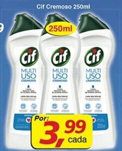 Supermercados Guanabara Cif Cremoso 250ml oferta