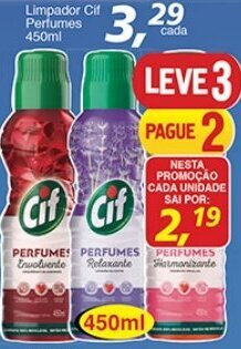 Supermercados Guanabara Limpador Cif Perfumes 450ml oferta