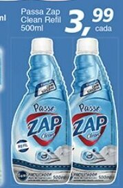 Supermercados Guanabara Passa Zap Clean Refil 500ml oferta