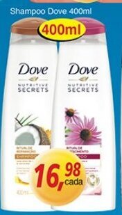 Supermercados Guanabara Shampoo Dove 400ml oferta