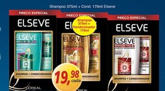 Supermercados Guanabara Shampoo 375ml + Cond. 170ml Elseve oferta