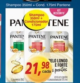 Supermercados Guanabara Shampoo 350ml + Cond. 175ml Pantene oferta