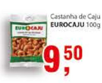 Supermercados Mundial Castanha de Caju Eurocaju 100g oferta