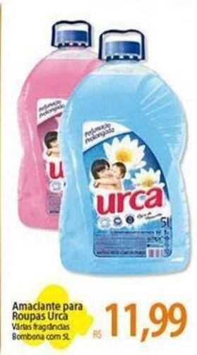 Atacadão Amaciante para Roupas Urca 5L oferta