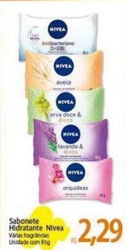 Atacadão Sabonete Hidratante Nivea 85g oferta