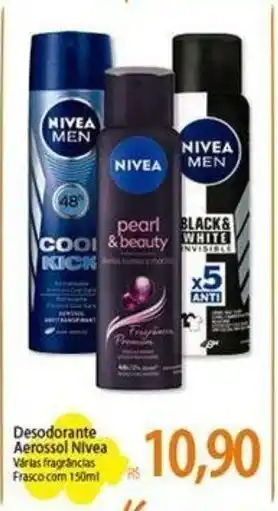 Atacadão Desodorante Aerossol Nivea 150ml oferta