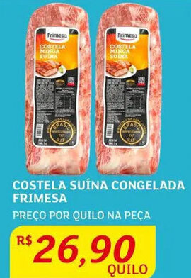 Costela Suína Congelada Frimesa 1kg