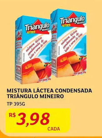 Assaí Atacadista Mistura Láctea Condensada Triângulo Mineiro 395g oferta