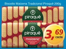 Supermercados Guanabara Biscoito Maizena Tradicional Piraque 200g oferta