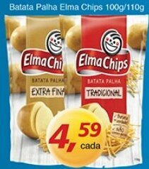 Supermercados Guanabara Batata Palha Elma Chips 100g/110g oferta