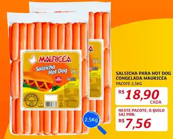 Assaí Atacadista Salsicha Para Hot Dog Congelada Mauricéa 2.5kg oferta