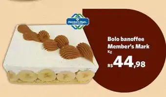 Sam's Club Bolo banoffee Member's Mark 1kg oferta