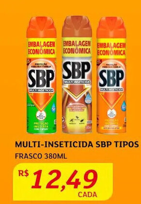 Assaí Atacadista Multi Inseticida SBP tipos frasco 380ml oferta