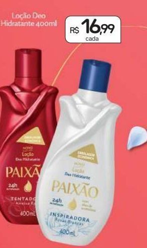 Loção hidratante paixão 400ml