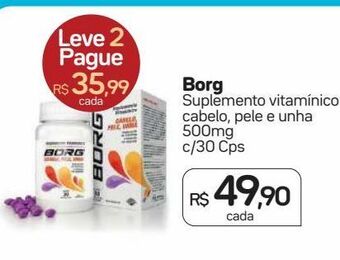 Drogal Suplemento vitanímico borg 500mg 30 cps oferta