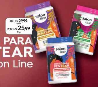 Creme para pentear salon line 1kg