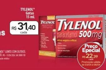 Drogal Tylenol 500mg oferta