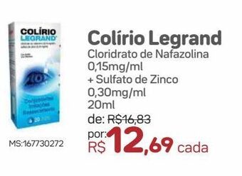 Drogal Colírio legrand oferta