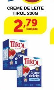 Roldão Creme de leite tirol 200g oferta