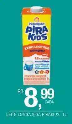 DB Supermercados Leite longa vida pirakids 1l oferta