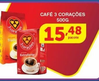 Roldão Café 3 corações 500g oferta