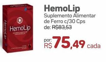 Drogal Suplemento alimentar hemolip oferta