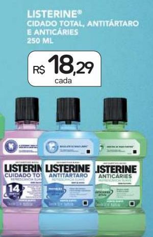 Drogal Enxágue bucal listerine 250ml oferta