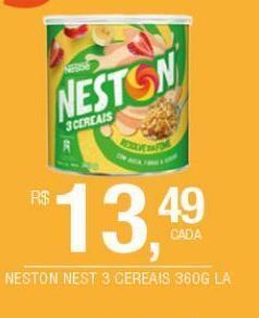 DB Supermercados Neston nestlé 3 cereais 360g oferta