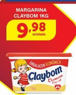 Roldão Margarina claybom 1kg oferta