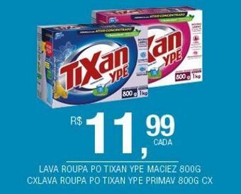 DB Supermercados Lava roupa em pó tixan ypê 800g oferta